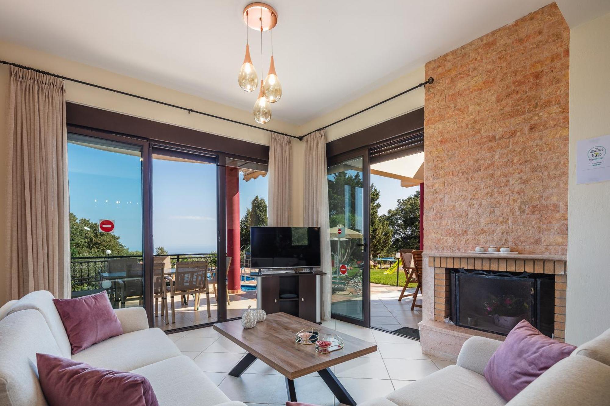 Villa Artemis Prinés Buitenkant foto